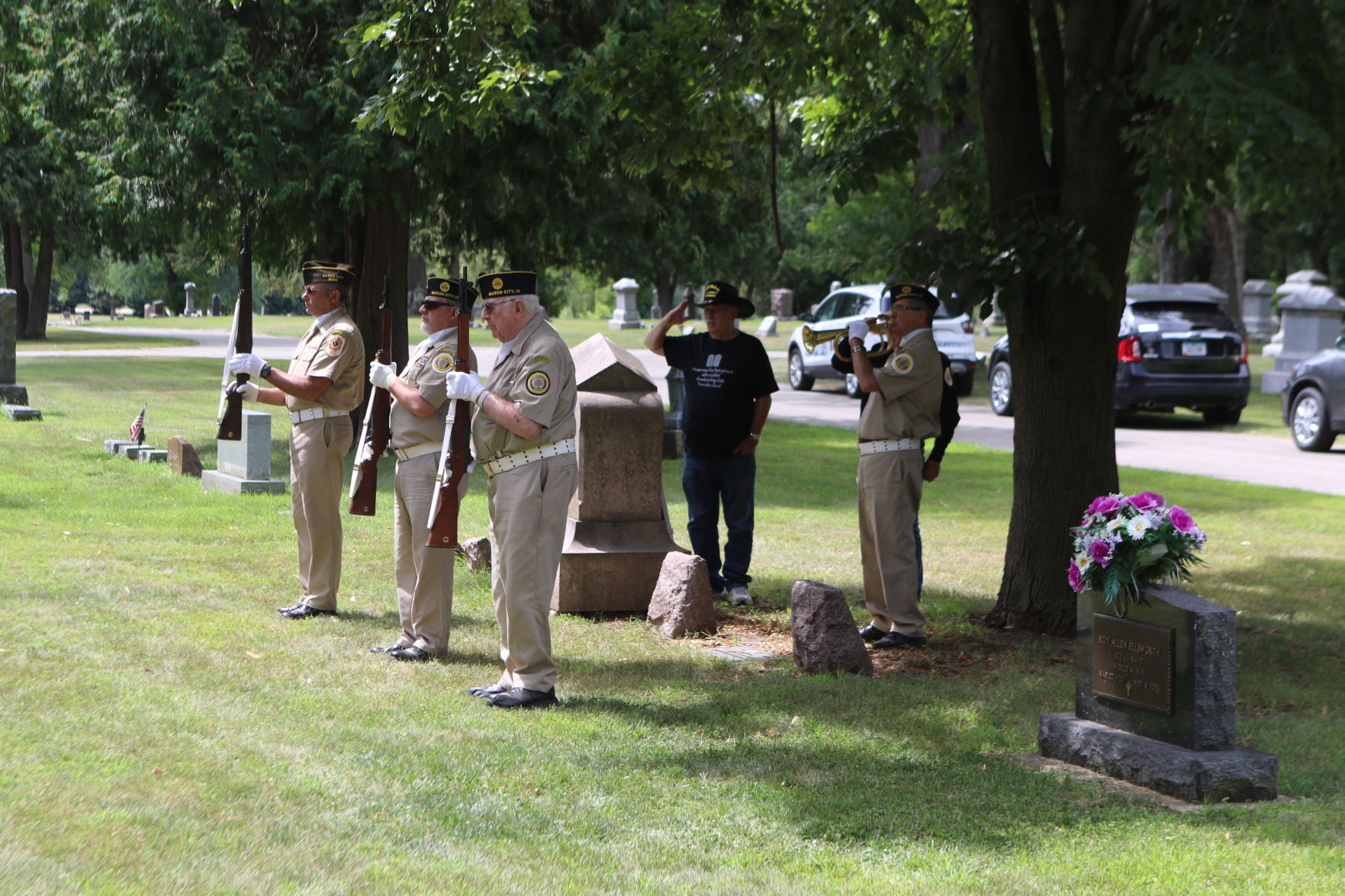 Welter funeral Taps